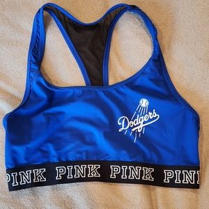 Limited Edition Dodgers Blue Victoria's Secret Ultimate Sports Bra size Medium
